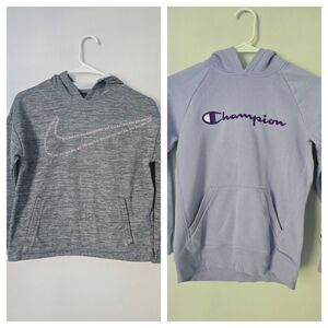 Bundle champion&nike Sweater Size M kids